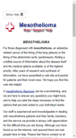 Mobile Screenshot of mesotheliomaweb.org